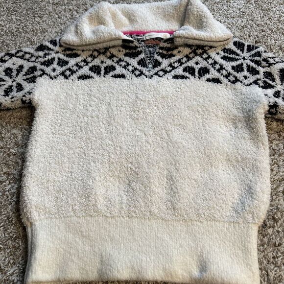 Anthropologie Pilcro Maia Cropped Quarter-Zip Pullover Sweater Size S Z62-11 - Picture 1 of 5